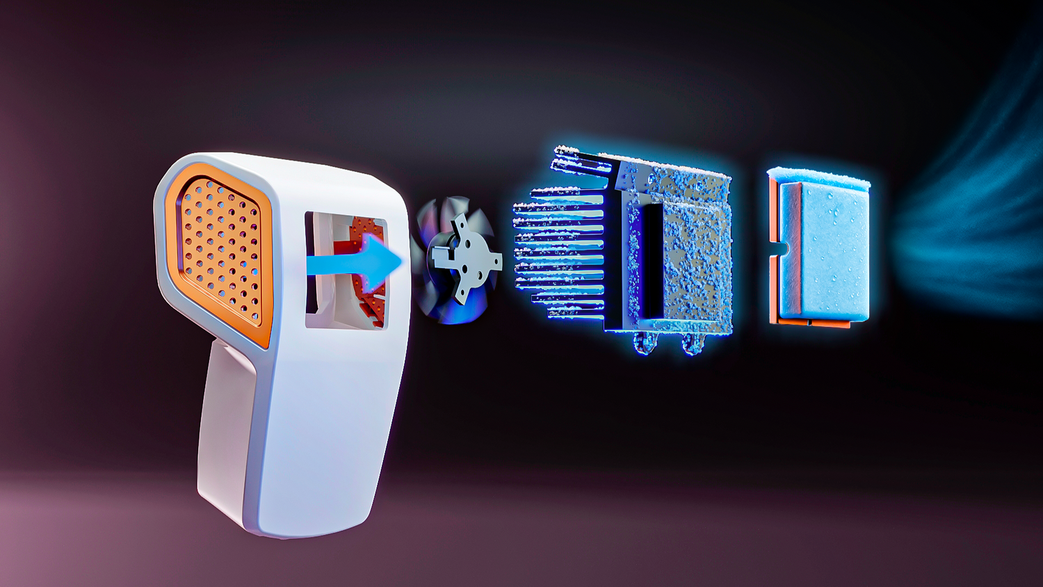 Appareil Héra de cryothérapie portable – solution naturelle et technologique pour soulager les bouffées de chaleur et les symptômes de la ménopause